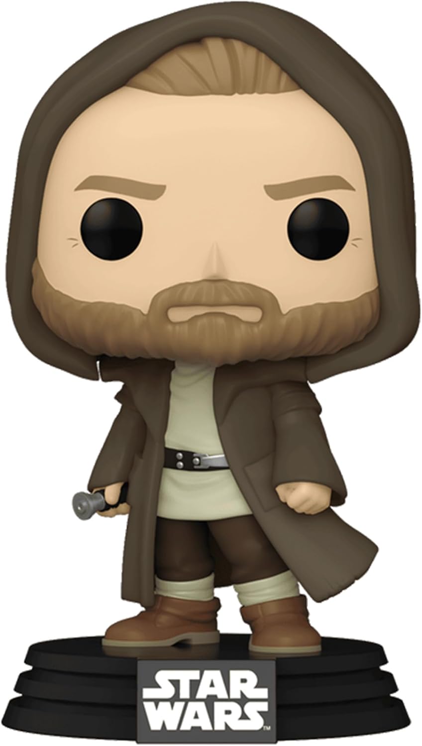 Funko Pop Obi-Wan Kenobi in Jedi Robe 544 Exclusive Box and Slip Protector Include