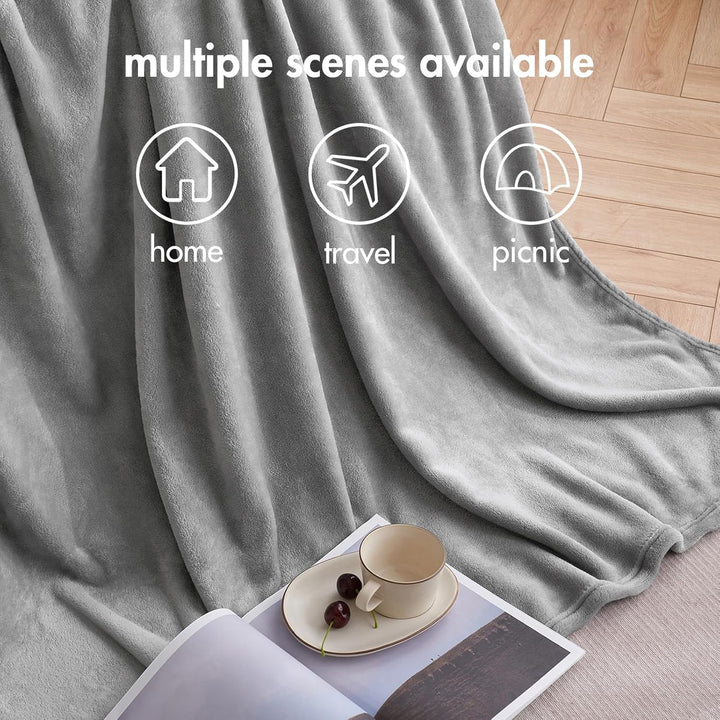 MIULEE Kuscheldecke Flauschig Decke Fleecedecke Wohndecken Couchdecke Flauschig Überwurf Mikrofaser