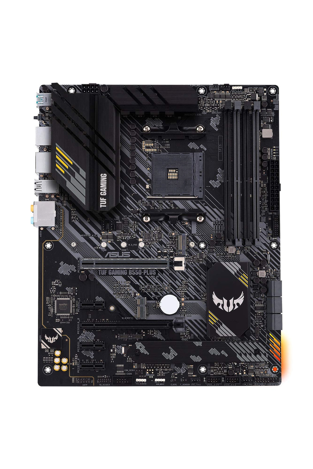 ASUS TUF Gaming B550-Plus Mainboard Sockel AM4 (ATX, Ryzen, PCIe 4.0, 2x M.2, 2Gbit/s Ethernet, SATA