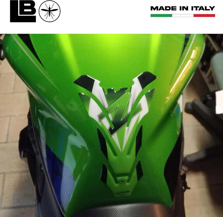 LABELBIKE 3D Aufkleber Motorrad Tankpad kompatibel mit Kawasaki | Z750 Z1000 Z 750-1000, Harzschutz,