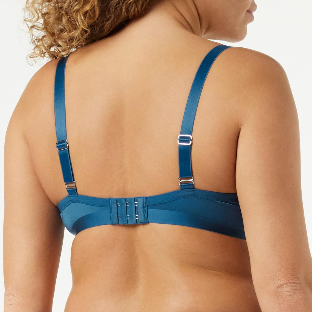 Triumph Damen Aura Spotlight W Cup Bra with Underwire 80E Smoky Blue, 80E Smoky Blue