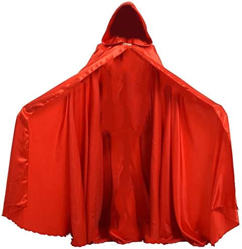 GRACEART Damen Cape Umhang Mit Kapuze Mittelalter Mantel Lang Halloween kostüm Für Hochzeit Braut Ab
