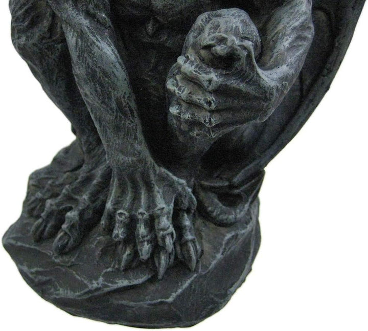 Gargoyle Figur hockend - Fantasy Deko