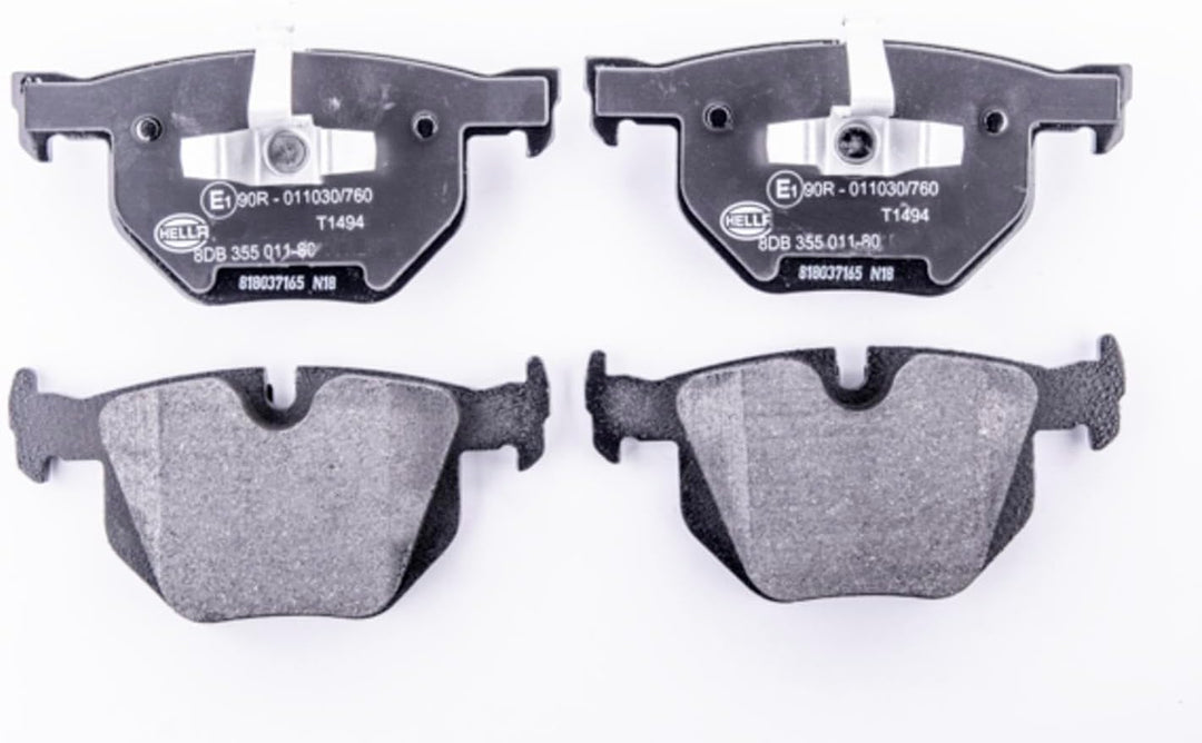 HELLA PAGID 8DB 355 011-801 Bremsbelagsatz - T1494 - Dicke/Stärke: 17.3mm - Bremssystem: Teves - für