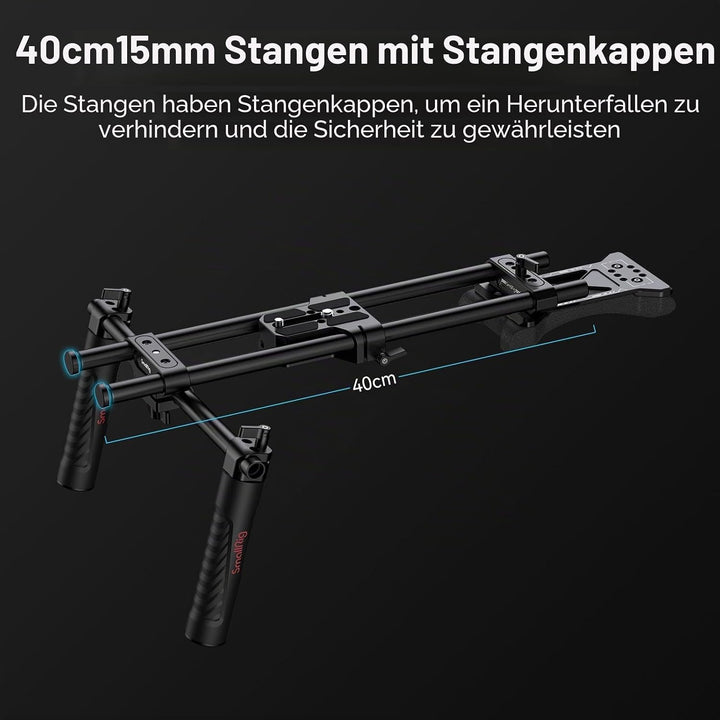 SMALLRIG Camera Shoulder Rig Basic Schulterset für DSLRs und spiegellose Kamera-Rig, Schulter-Rig mi