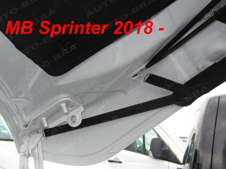 AB3-00488 Carbon Optik AUTO-BRA kompatibel mit MB Mercedes-Benz Sprinter Bj. ab 2018 Haubenbra Stein