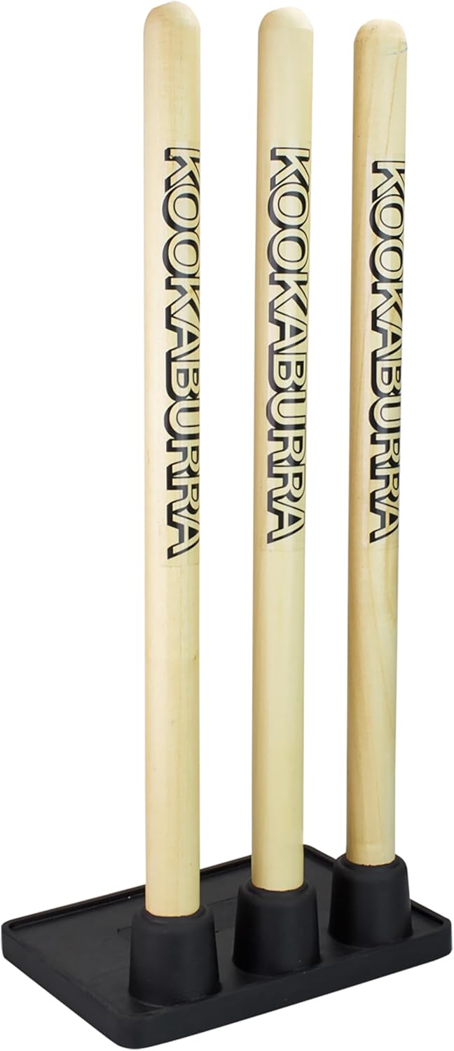 KOOKABURRA Übungsstumpf aus Holz, Senior Cricket-Stumps, Natur, erwachsenengrösse