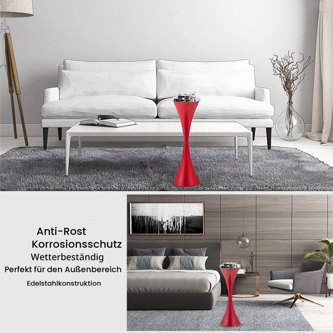 Modern Aschenbecher mit Standfuss Garten Ascher Freistehend Standaschenbecher Standascher Zigaretten