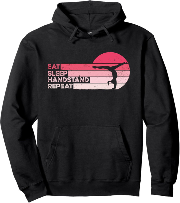 Lustiger Turnerin Handstand - Turnen Akrobatik & Gymnastik Pullover Hoodie