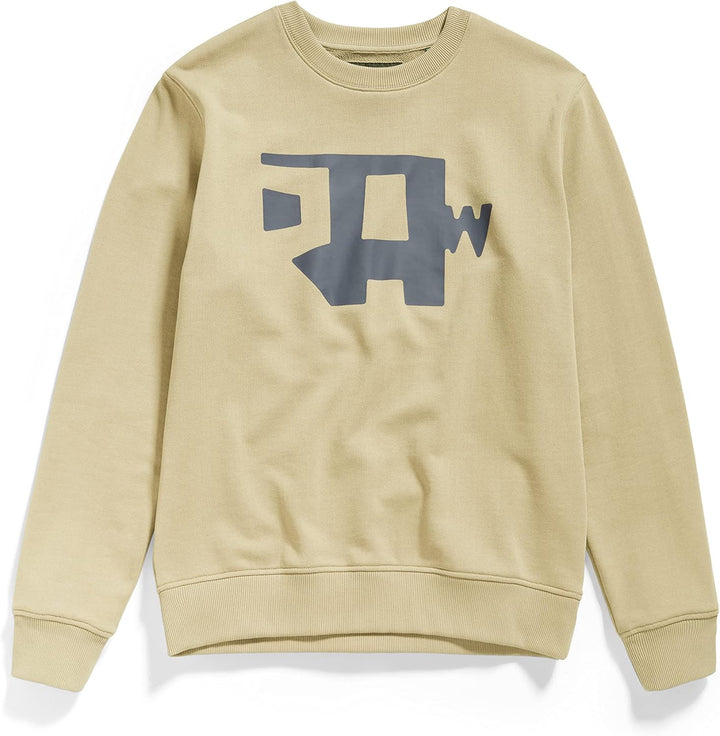 G-STAR RAW Herren Abstract Raw Sweatshirt Sweats S Beige (Tree House D22230-a613-c941), S Beige (Tre