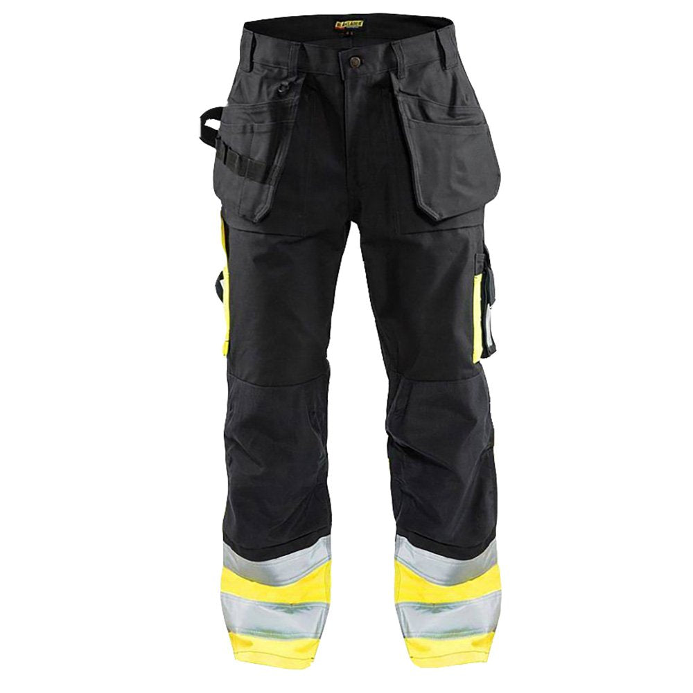 Blaklader 15291370 Hose mit hoher Sichtbarkeit, Schwarz/Gelb, grootte C44 Black / Yellow C44, Black