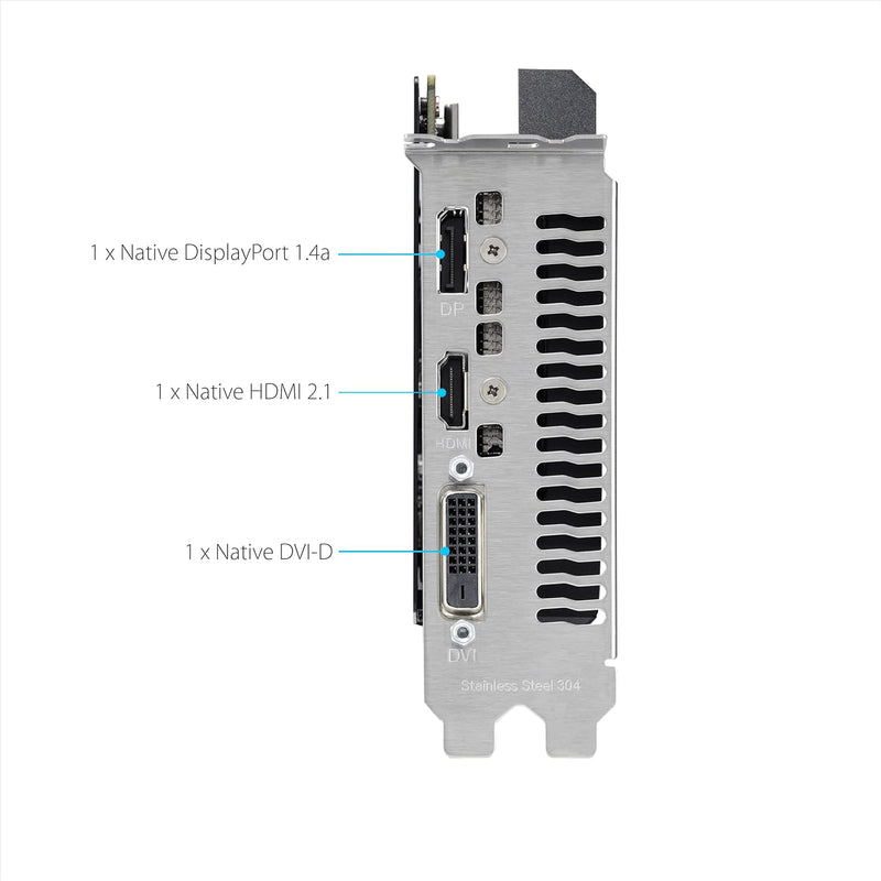 ASUS Dual GeForce RTX 3050 V2 OC Edition 8GB GDDR6 Gaming Grafikkarte (Nvidia RTX3050 V2, PCIe 4.0,