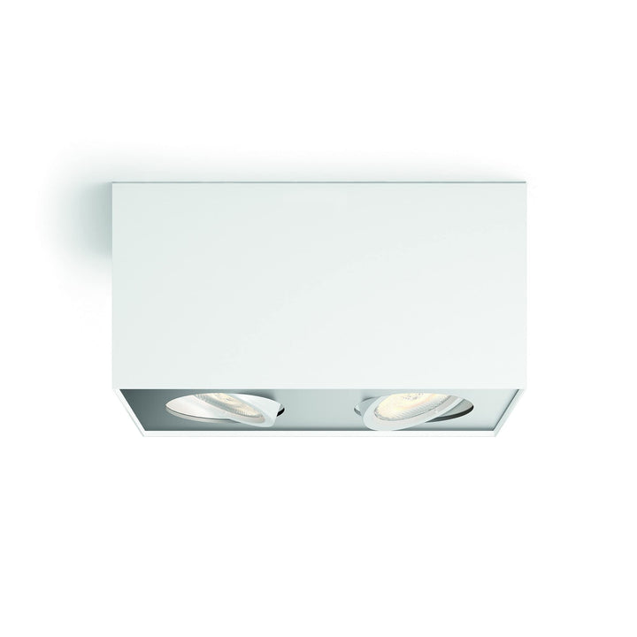 Philips myLiving LED Spot Box 2-flammig, 9W, weiss 2-flammig Weiss, 2-flammig Weiss