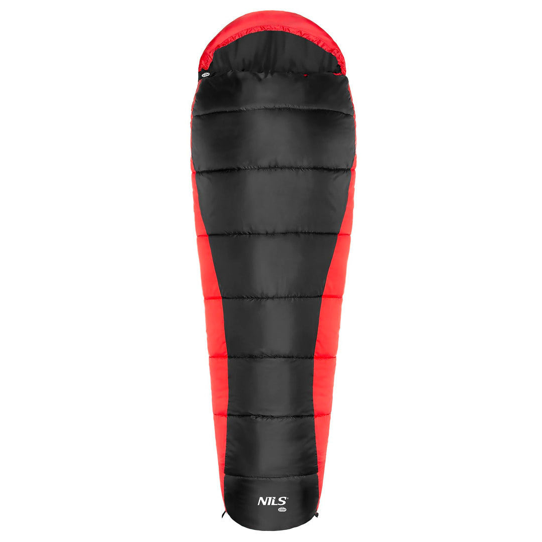 NILS Camp NC2012 Sleeping Bag Black and red