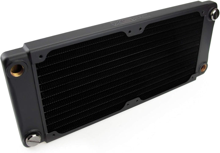 XSPC Kompatibler TX240 Crossflow ultradünner Heizkörper, 240 mm, Schwarz TX240 Schwarz, TX240 Schwar