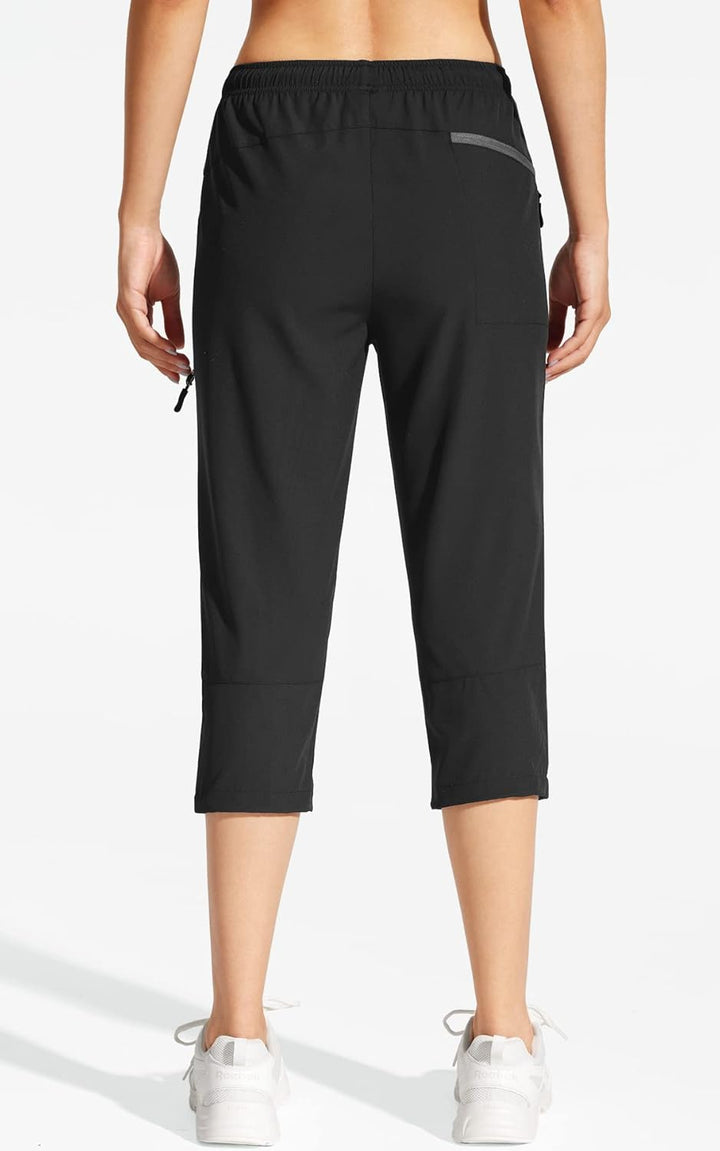 MOCOLY Damen Wanderhose Cargohose Wasserdicht Elastische Outdoorhose Cargo Jogginghose Trekkinghose