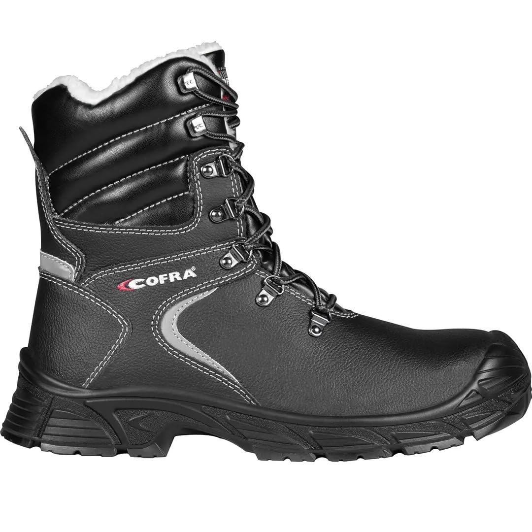 Cofra FW040-000.W41 NEW BARENTS S3 CI SRC Sicherheitsstiefel, Schwarz/Beige, Grösse 41 41 EU, 41 EU