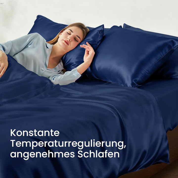 THXSILK 25 Momme Seide Kissenbezug für Haar und Haut - Maulbeerseide Kissenbezug - Hypoallergen mit