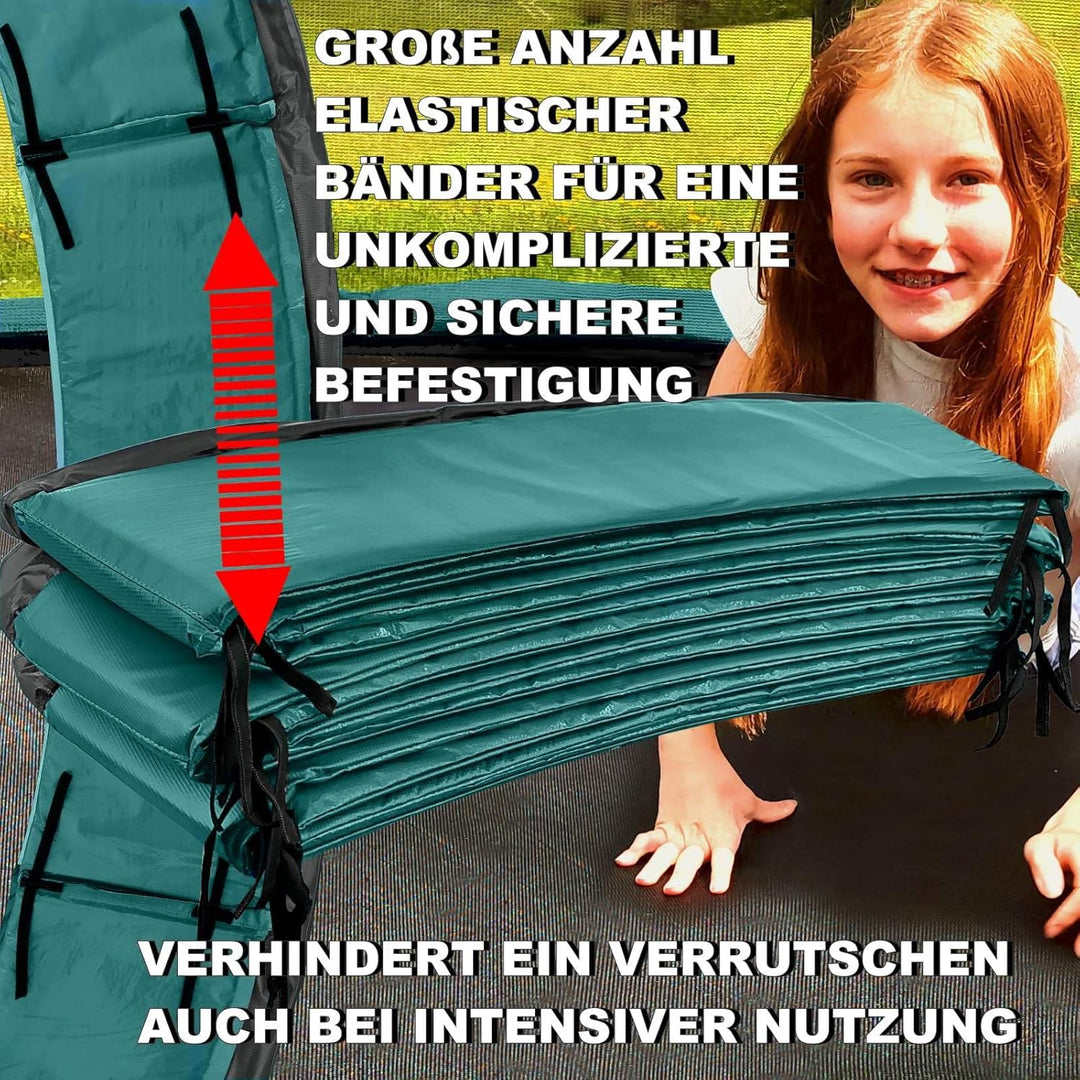 Baunsal® Trampolin Randabdeckung Ø 183 244 250 275 300 305 335 366 370 396 400 427 430 457 460 487 4