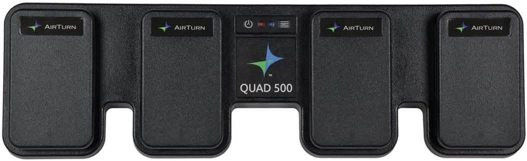 Airturn Quad 500 Bluetooth Fussschalter Foot Controller + keepdrum Netzteil