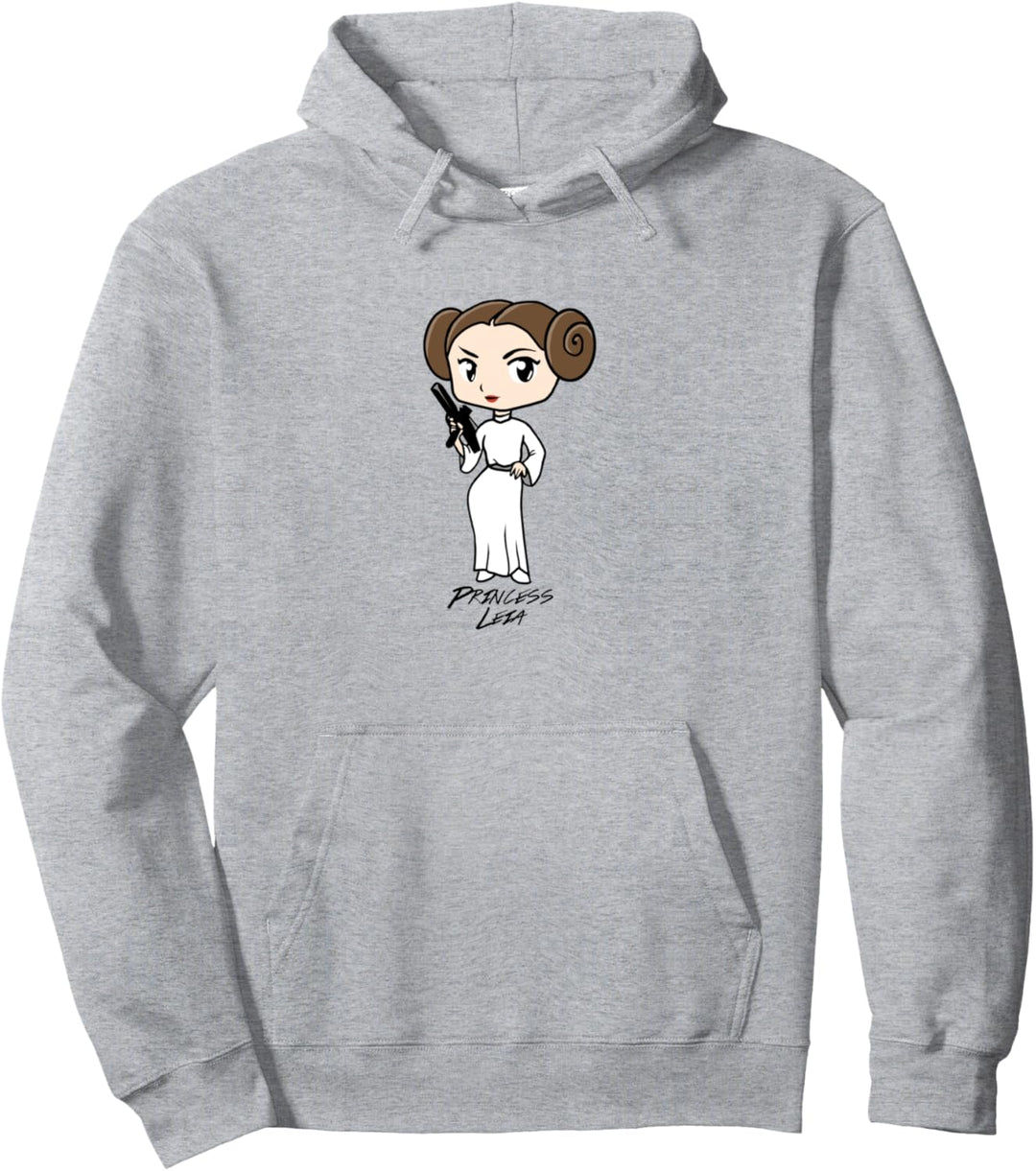 Star Wars Princess Leia Cute Cartoon Pullover Hoodie