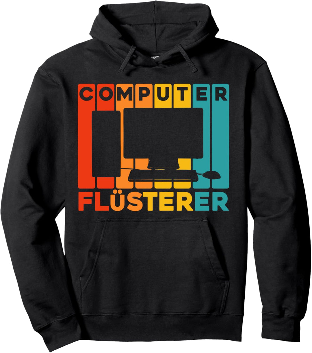 Computer Flüsterer Lustiges Nerd Informatiker Retro Geschenk Pullover Hoodie