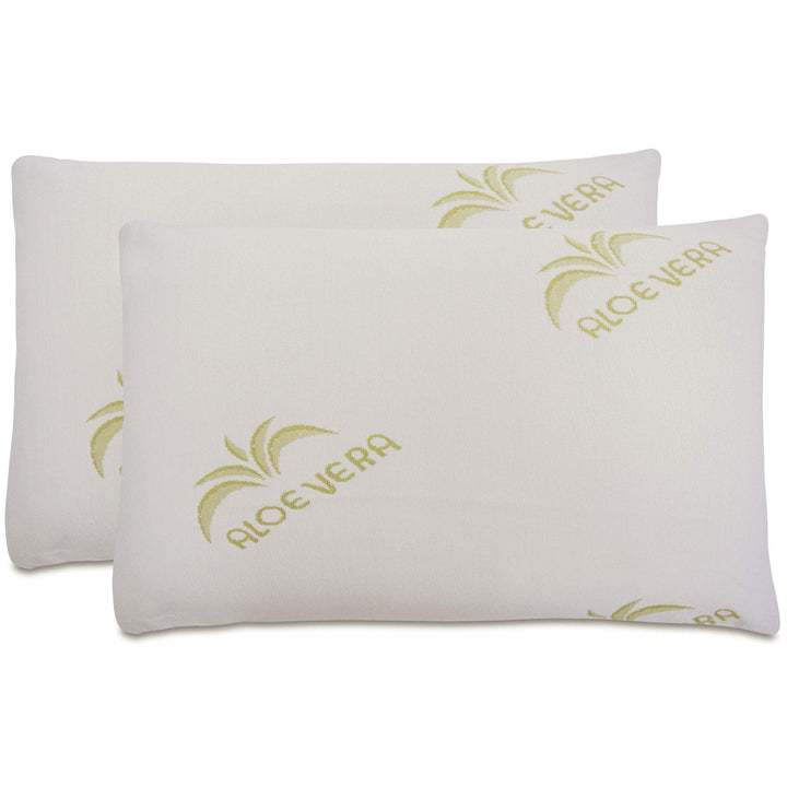 Baldiflex Soap Memory Foam Kissen, Aloe Vera Bezug, Weiss, 2er Pack
