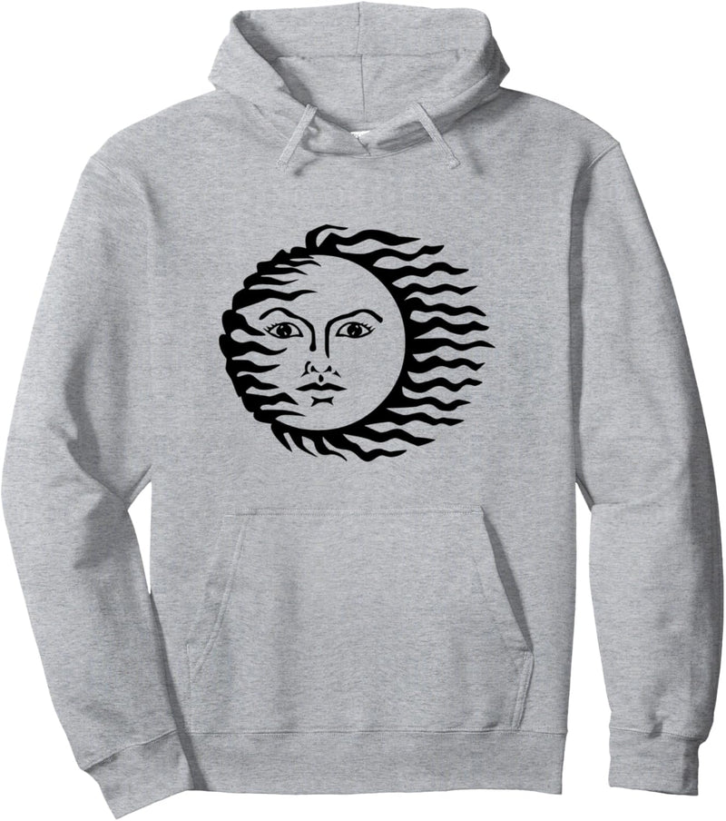 Sonnengesicht Pullover Hoodie