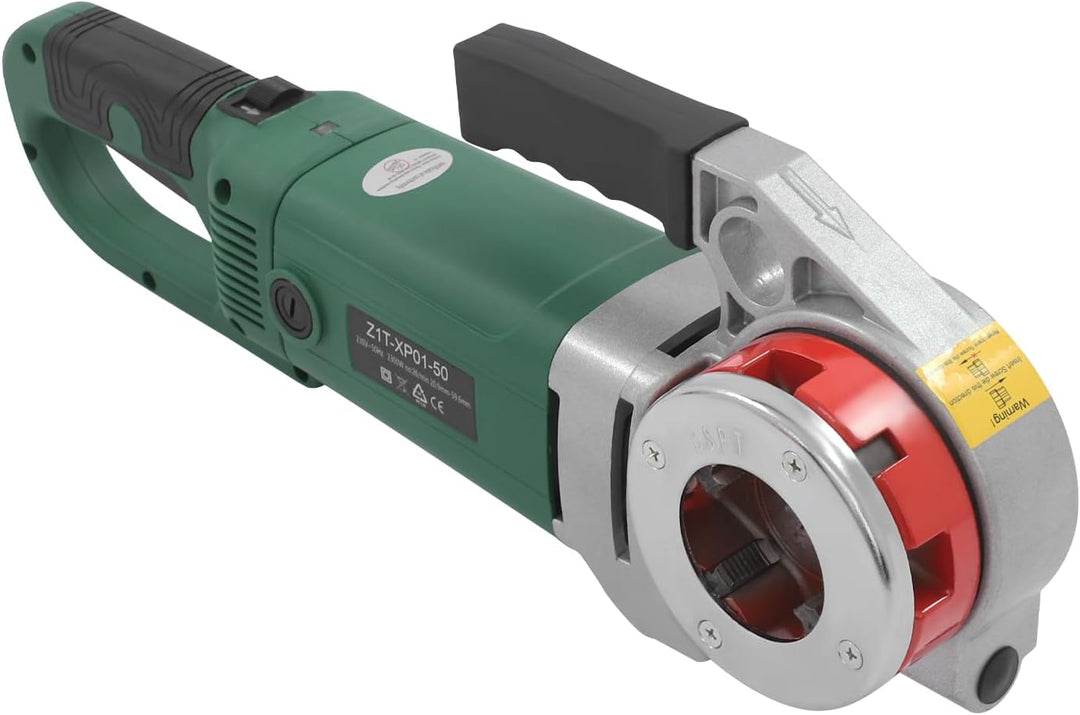 2300W Tragbare Gewindeschneidmaschine 26 U/min, Elektrischer Rohreinfädler für Rohre, 6 Matrizen 1/2