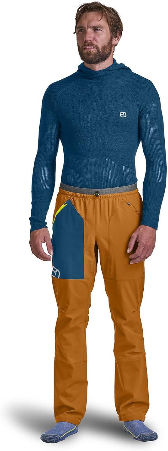 ORTOVOX Herren Berrino Pants Hose S Blau (Dark Pacific), S Blau (Dark Pacific)
