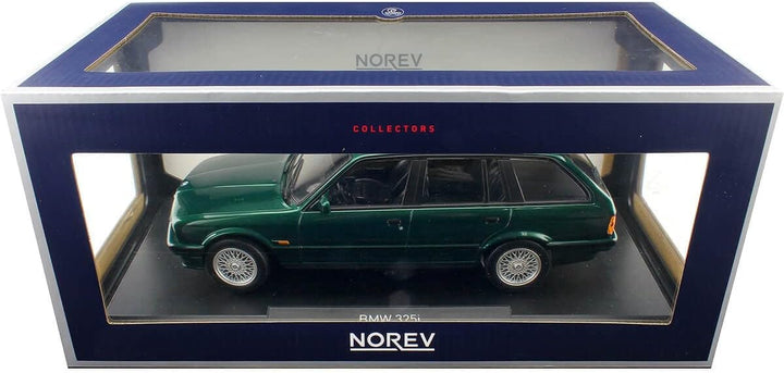 Norev BMW 325i E30 Touring Kombi 1990 grün metallic Modellauto 1:18