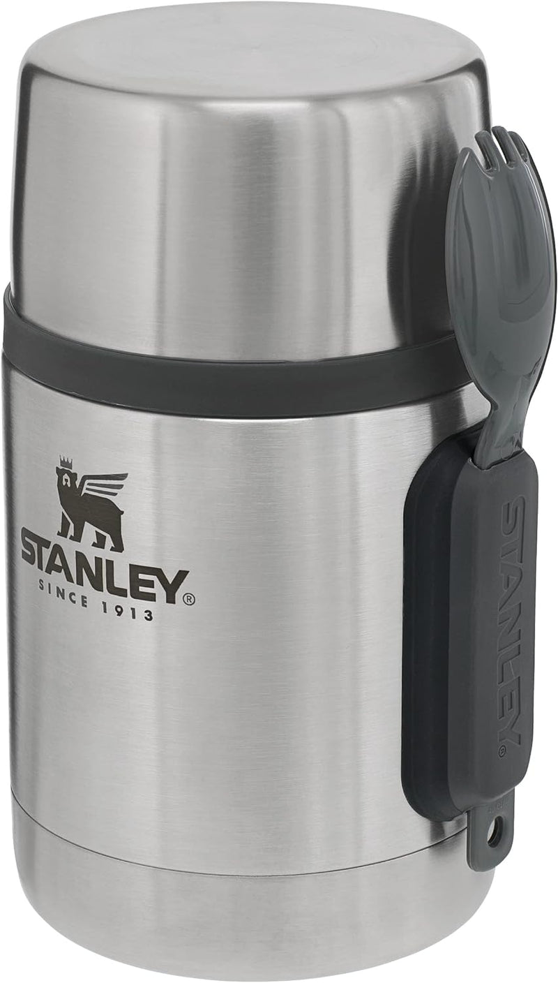 Stanley Adventure Stainless Steel All-In-One Thermobehälter für Essen mit Spork 532 ml - Edelstahl W