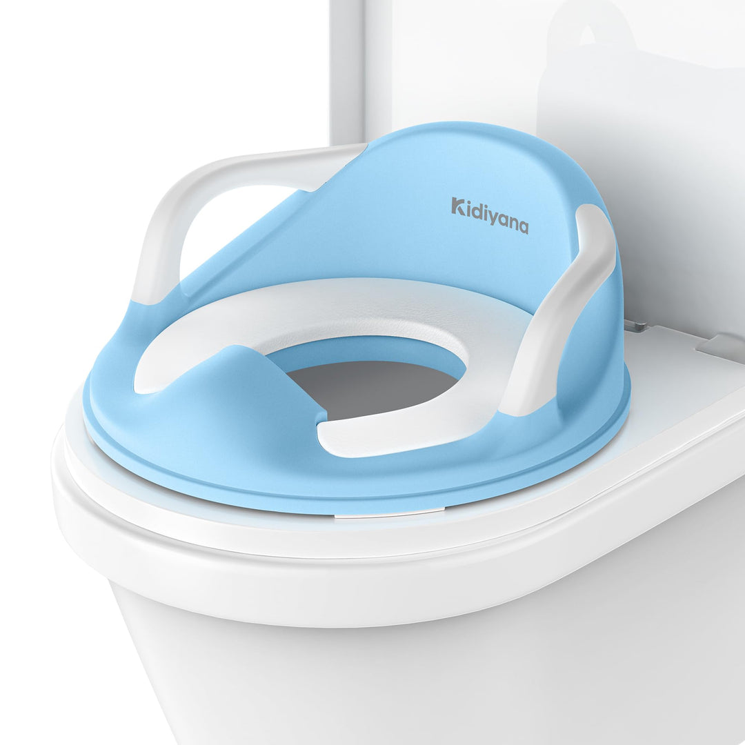 Toilettenaufsatz für Kinder, Kinder Toilettensitz mit weichem, abnehmbarem Sitzpolster, rutschfester