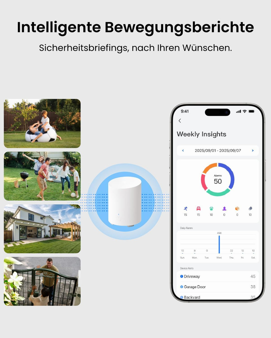 Reolink 3K Überwachungskamera Set Innen WLAN Schwenkbar, Personen-/Haustier-/Baby-Schreierkennung, A