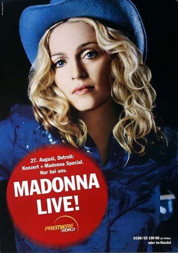 Madonna - Madonna Live, 2003 » Konzertplakat/Premium Poster | Live Konzert Veranstaltung | DIN A1 «