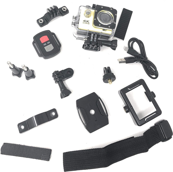 tempo di saldi Action-Kamera Ultra HD 4K WiFi 16 MP mit Fernbedienung Video Sport Wasserdicht
