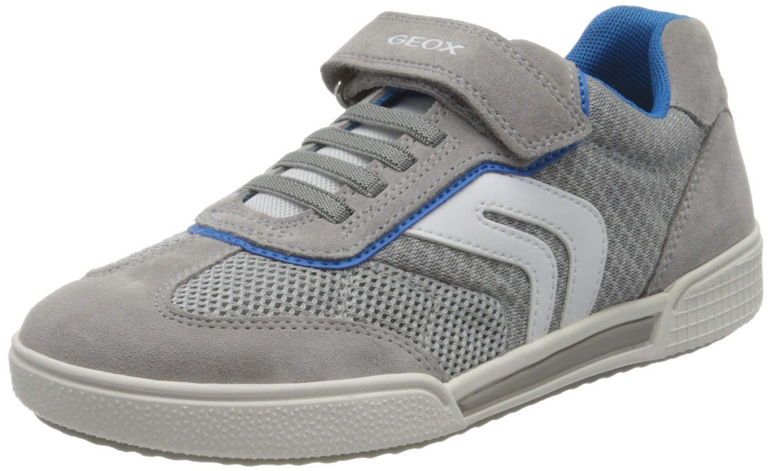 Geox Jungen J Poseido Boy D Sneakers 24 EU Grey Sky, 24 EU Grey Sky