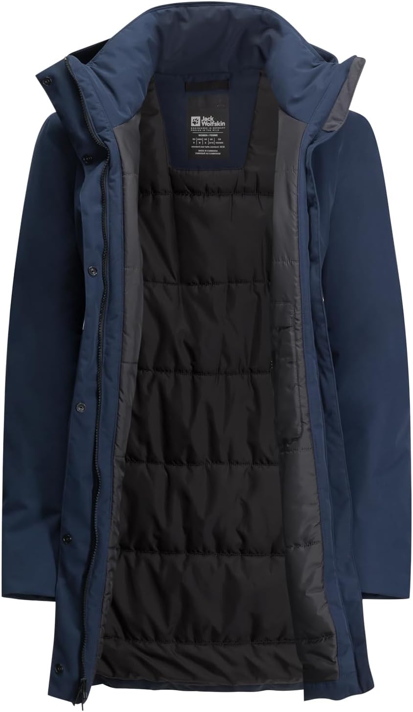 Jack Wolfskin Damen Salier Coat, night blue