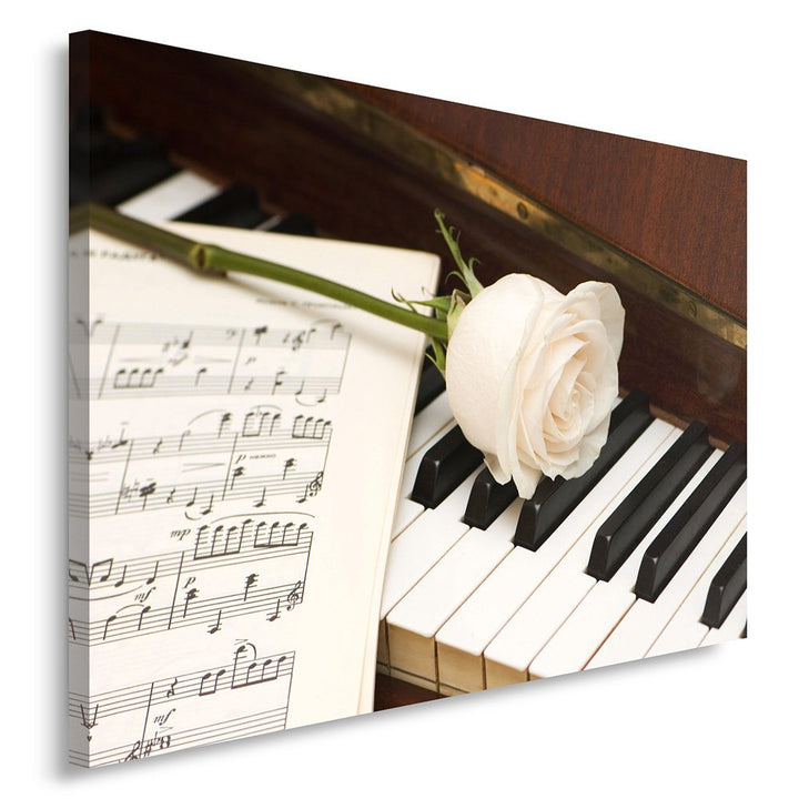 Feeby Bilder Musik Instrumente Klavier 70x50 cm Wohnzimmer Schlafzimmer Büro Flur Küche Wandbilder M
