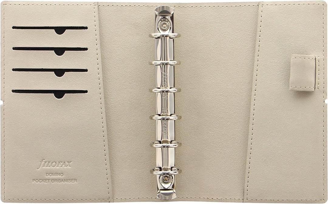 Filofax 27846 Domino Pocket Organiser, schwarz, schwarz