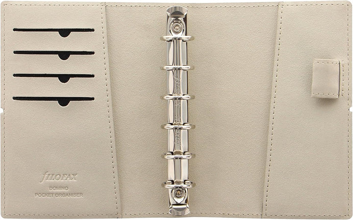 Filofax 27846 Domino Pocket Organiser, schwarz, schwarz