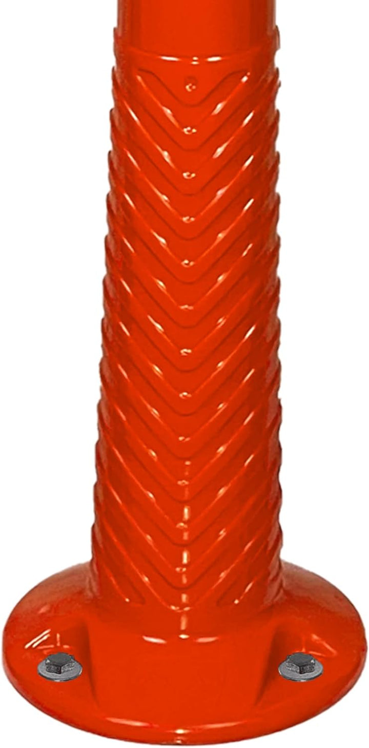 UvV®-Reflex Absperrpfosten, Poller 100 cm hoch, flexibel orange, reflektierend, selbstaufrichtend in
