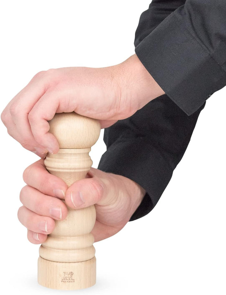 PEUGEOT 870418 Pfeffermühle 18cm Buche N natur Peugeot-Mahlwerk Single, Single