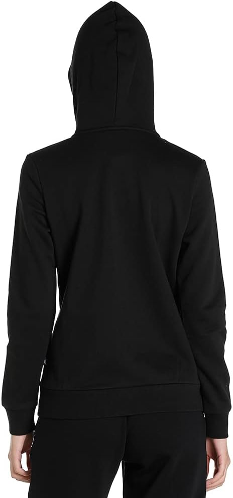 Puma Damen ESS Logo Full-Zip Hoodie FL Pullover XS Puma Schwarz, XS Puma Schwarz