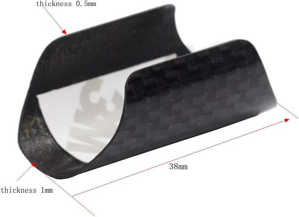 Trigo Carbonfaser Kette Stay Guard hinten Dreieck Rahmen Schutzfolie selbstklebend für Brompton Fahr