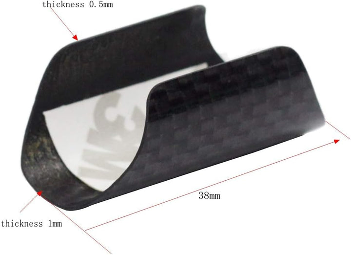 Trigo Carbonfaser Kette Stay Guard hinten Dreieck Rahmen Schutzfolie selbstklebend für Brompton Fahr