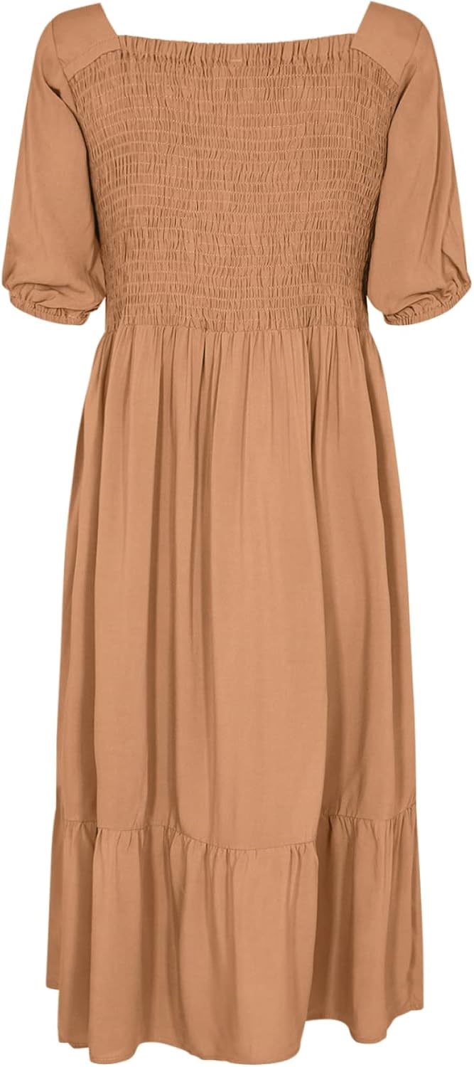 SOYACONCEPT Damen Kleid XXL Desert Brown, XXL Desert Brown
