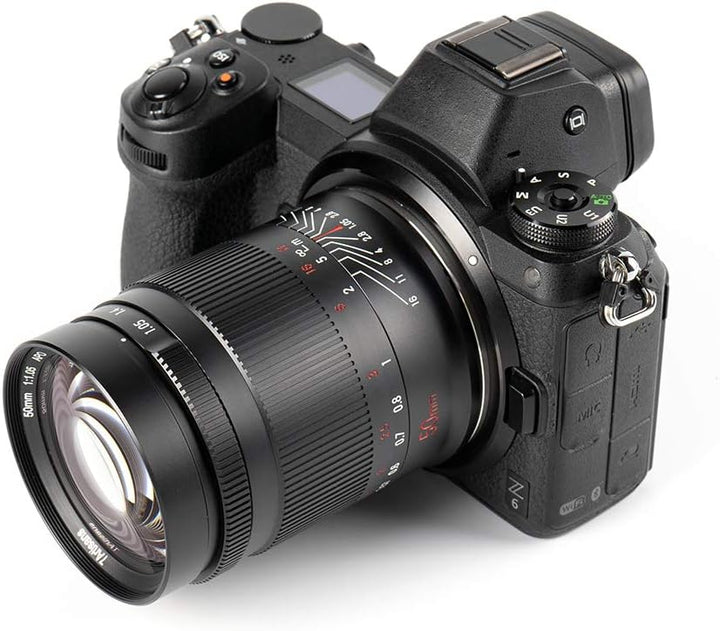 7artisans 50 mm f1.05 grosse Blende Vollrahmen manueller Fokus Objektiv kompatibel mit Canon R-Mount