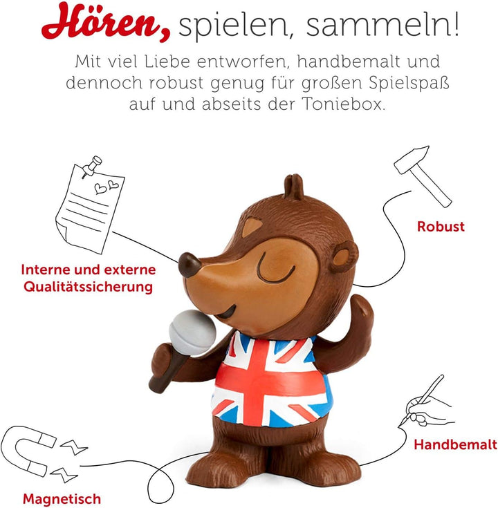 tonies Hörfiguren für Toniebox: 30 ENGLISCHE LIEBLINGSLIEDER Figur - ca 70 Min. Spieldauer - ab 3 Ja