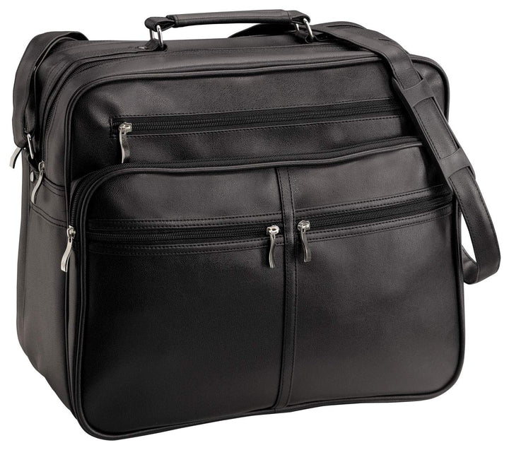 Bowatex Arbeits Flug Umhänge Tasche Querformat 39 x34x19cm Gross Schwarz D & N